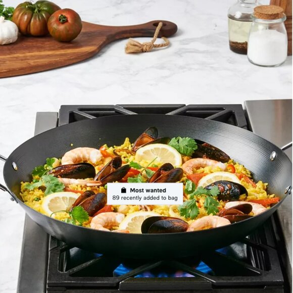 Latin Carbon Steel 15" Paella Pan ( New) - Picture 1 of 5